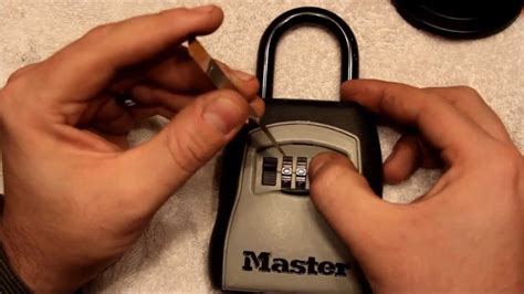 It sounds <b>jammed</b> or gummed up. . Master lock key box jammed